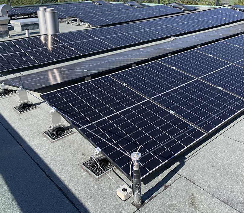 Installation de production électrique photovoltaïque par RoMa Energies
